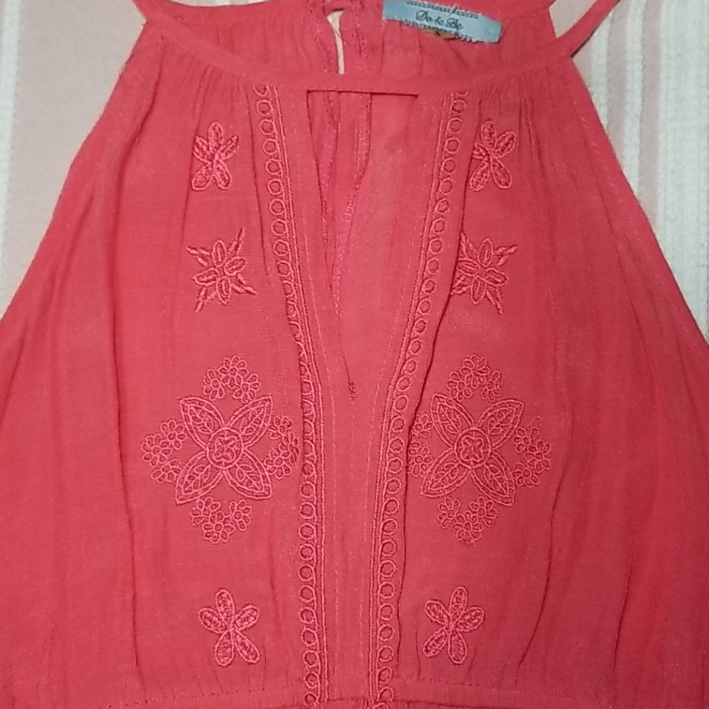 Tropical Embroidered Tank - Picture 3 of 8